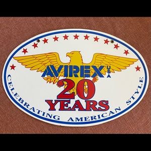 American Made Porcelain sign avirex NWT